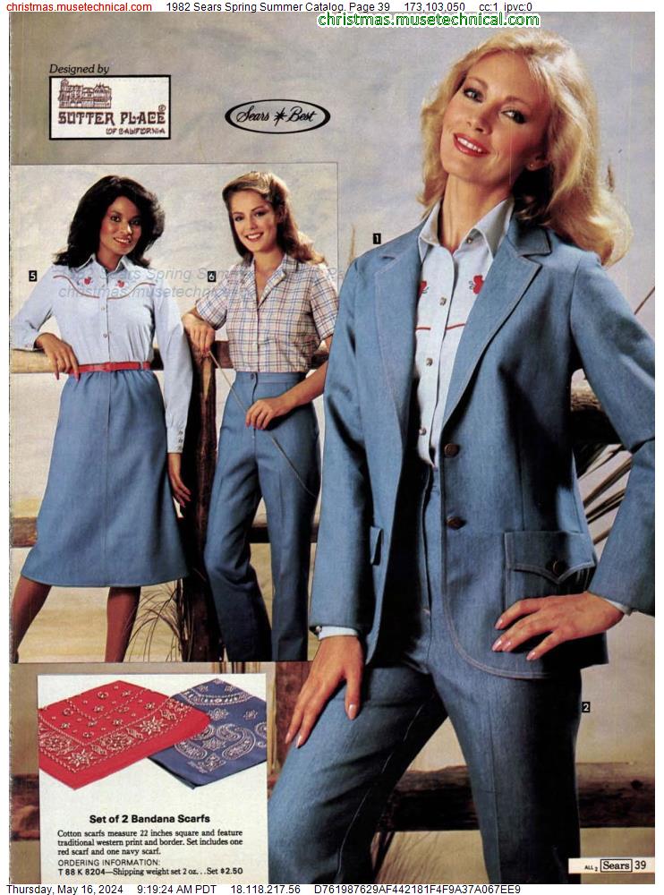 1982 Sears Spring Summer Catalog, Page 39