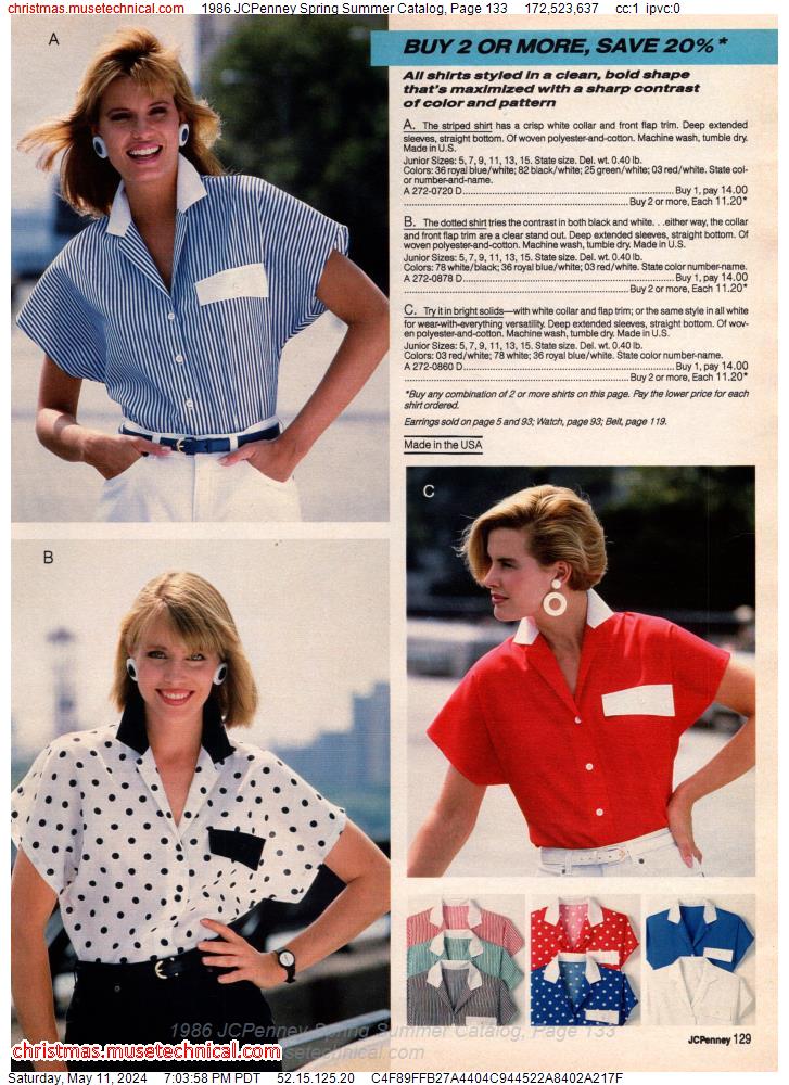 1986 JCPenney Spring Summer Catalog, Page 133