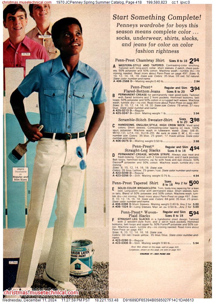 1970 JCPenney Spring Summer Catalog, Page 418