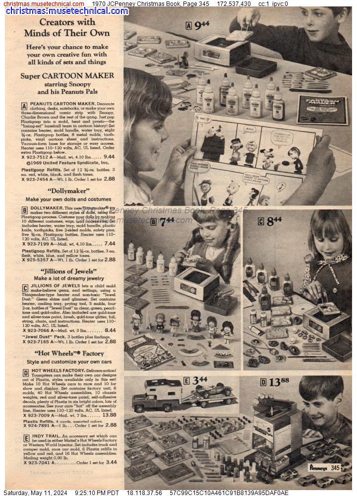 1970 JCPenney Christmas Book, Page 345