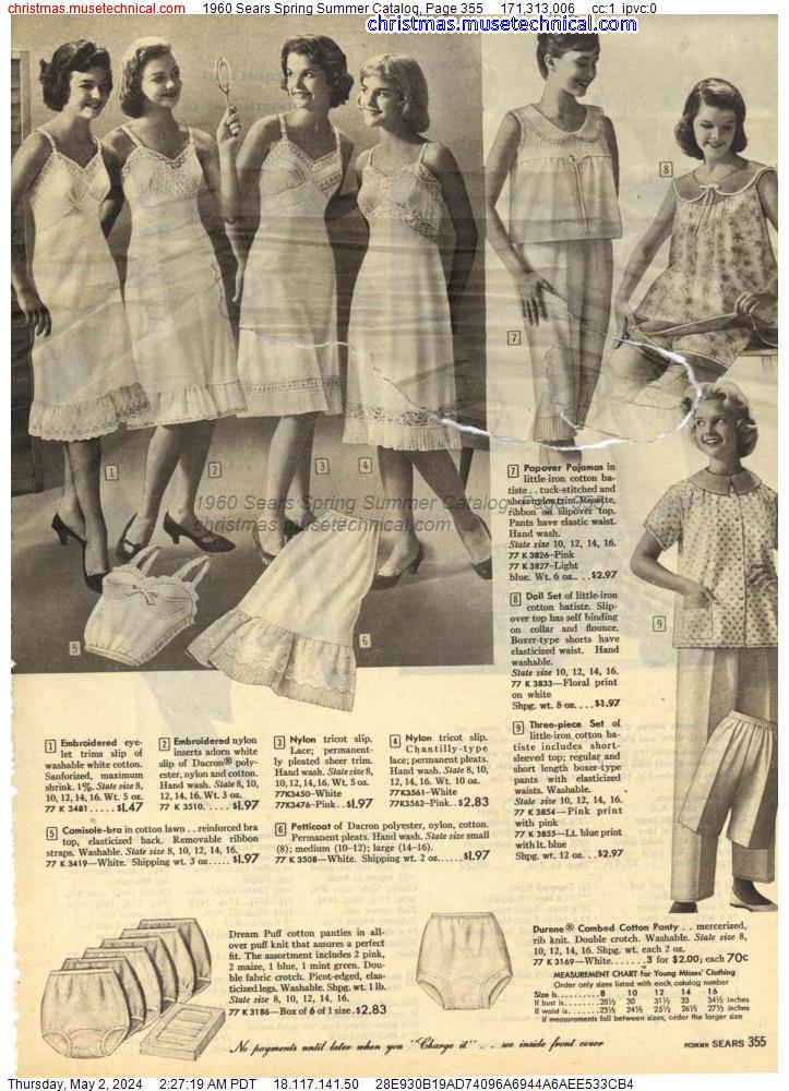 1960 Sears Spring Summer Catalog, Page 355 - Catalogs & Wishbooks