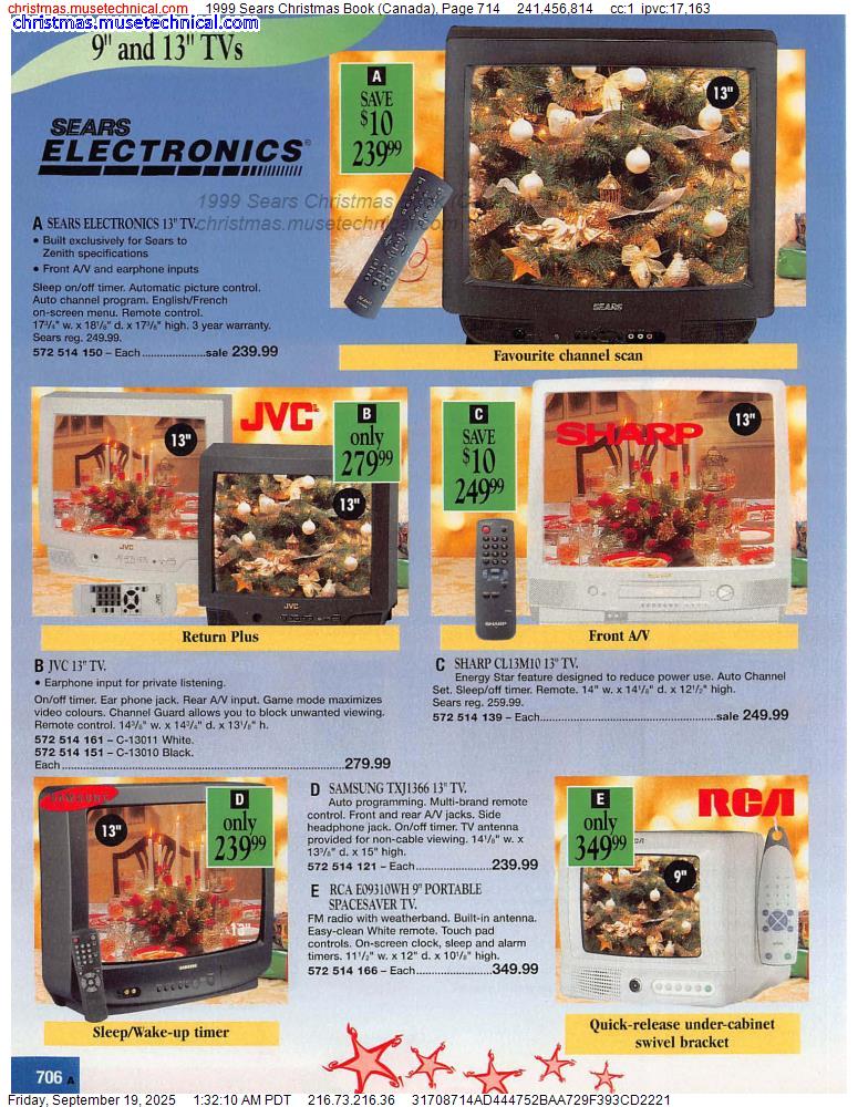 1999 Sears Christmas Book (Canada), Page 714