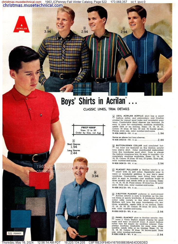 1963 JCPenney Fall Winter Catalog, Page 522