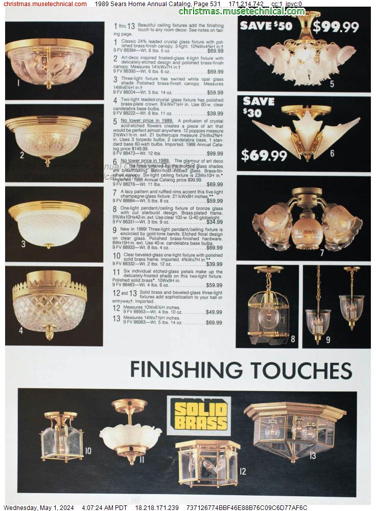 1989 Sears Home Annual Catalog, Page 531