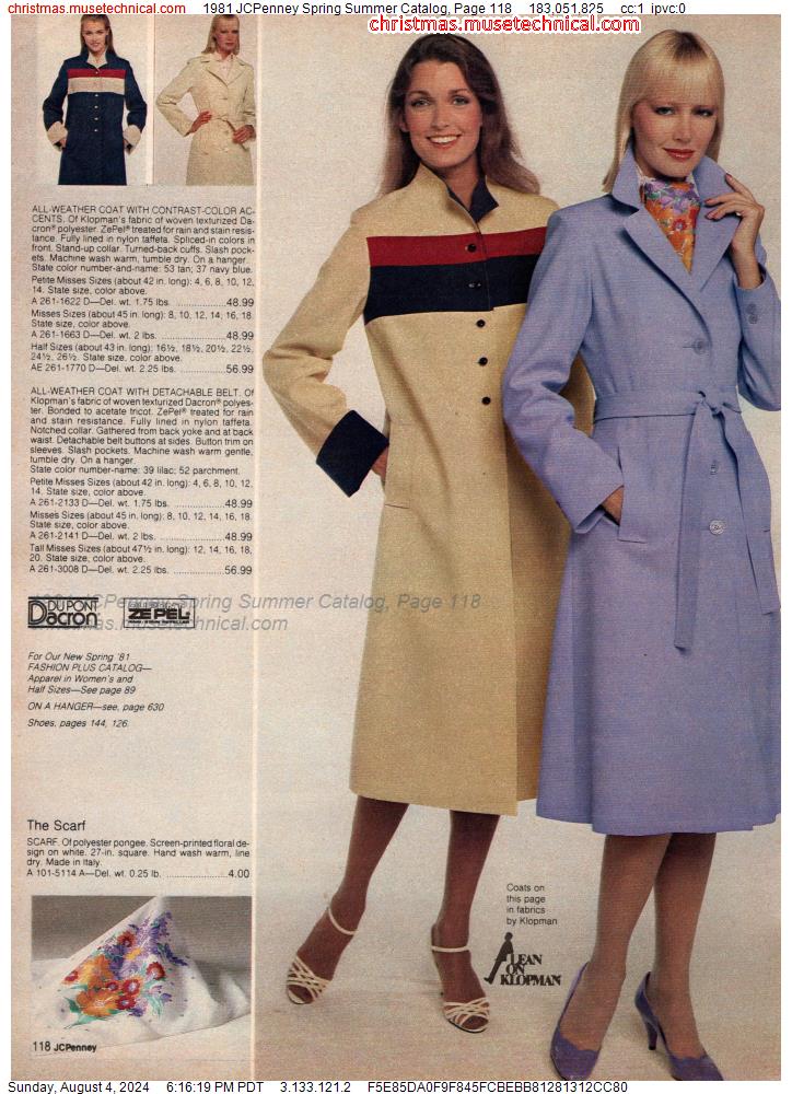 1981 JCPenney Spring Summer Catalog, Page 118