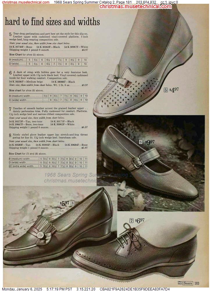 1968 Sears Spring Summer Catalog 2, Page 181