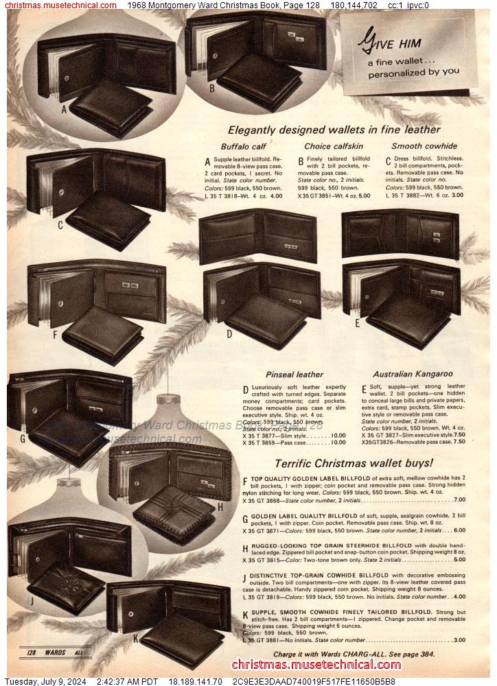 1968 Montgomery Ward Christmas Book, Page 128