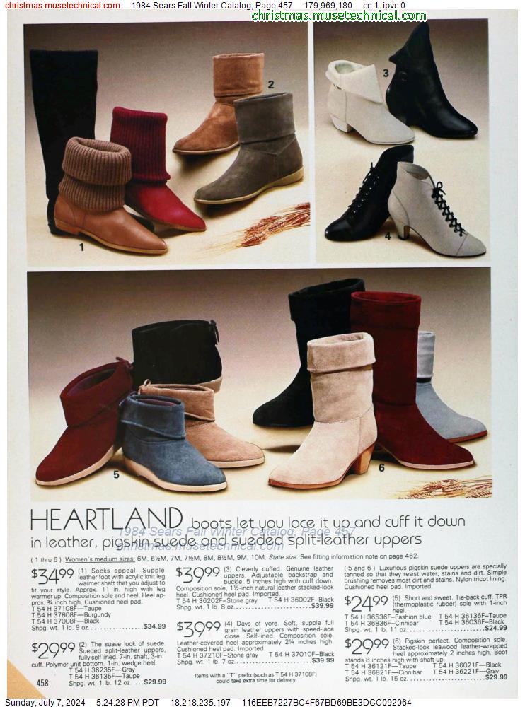 1984 Sears Fall Winter Catalog, Page 457