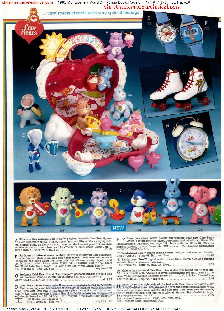 1985 Montgomery Ward Christmas Book, Page 8