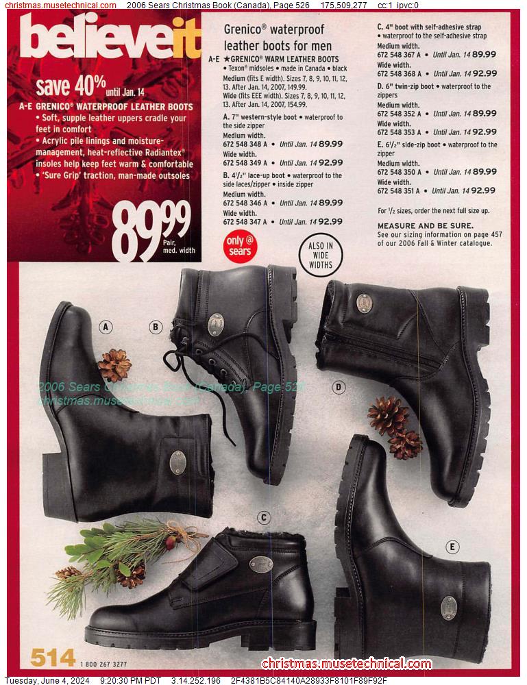 2006 Sears Christmas Book (Canada), Page 526