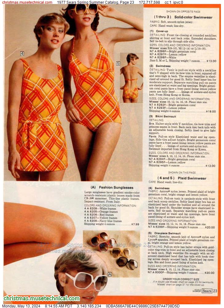 1977 Sears Spring Summer Catalog, Page 23