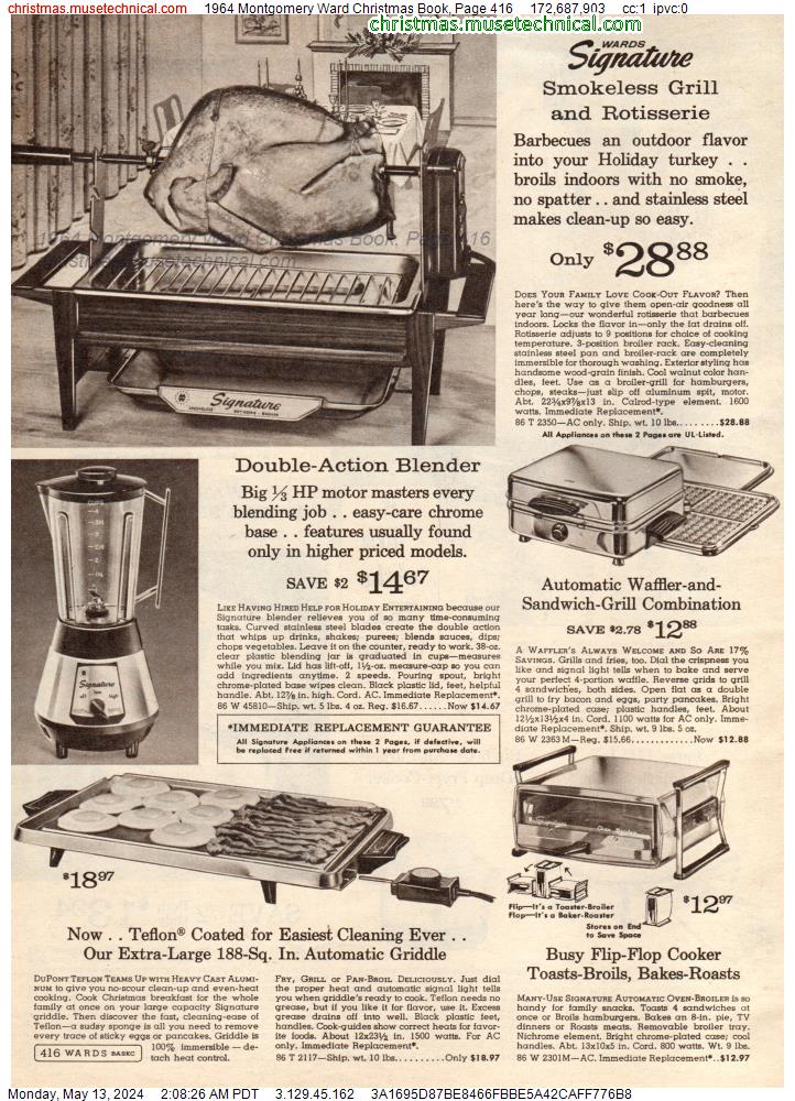 1964 Montgomery Ward Christmas Book, Page 416