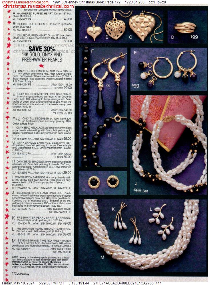 1991 JCPenney Christmas Book, Page 172