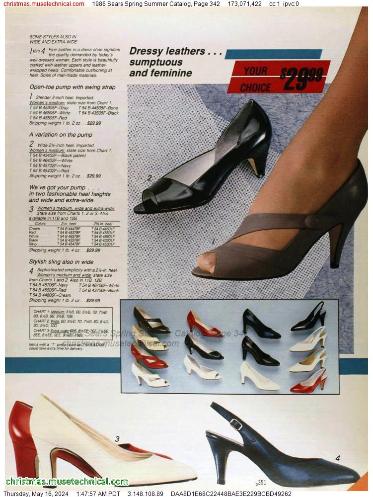 1986 Sears Spring Summer Catalog, Page 342