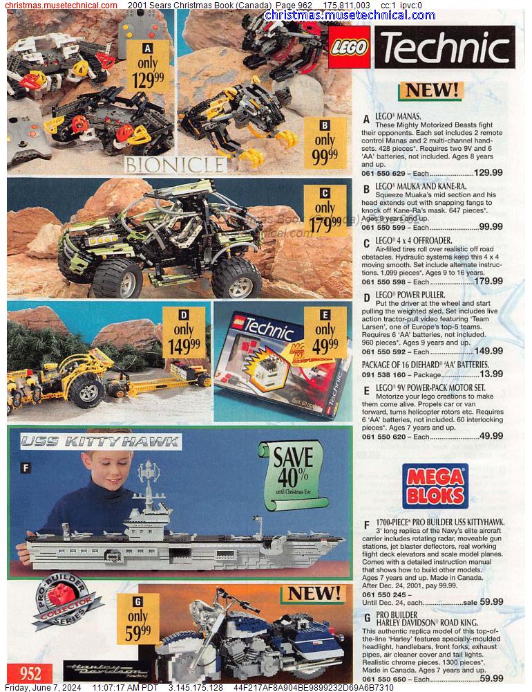 2001 Sears Christmas Book (Canada), Page 962