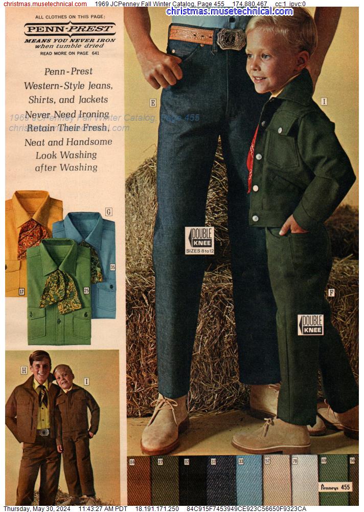 1969 JCPenney Fall Winter Catalog, Page 455