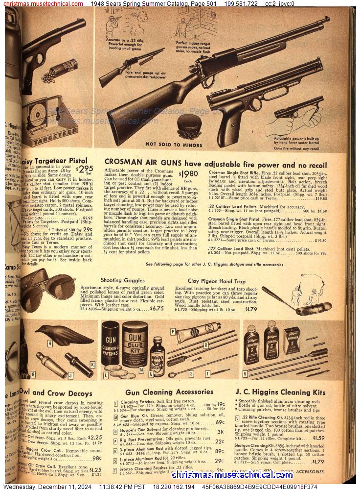 1948 Sears Spring Summer Catalog, Page 501