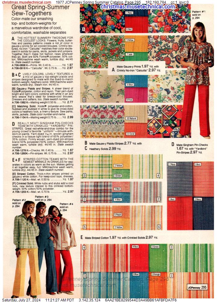 1977 JCPenney Spring Summer Catalog, Page 295