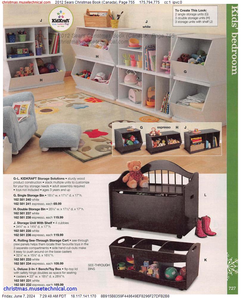 2012 Sears Christmas Book (Canada), Page 755