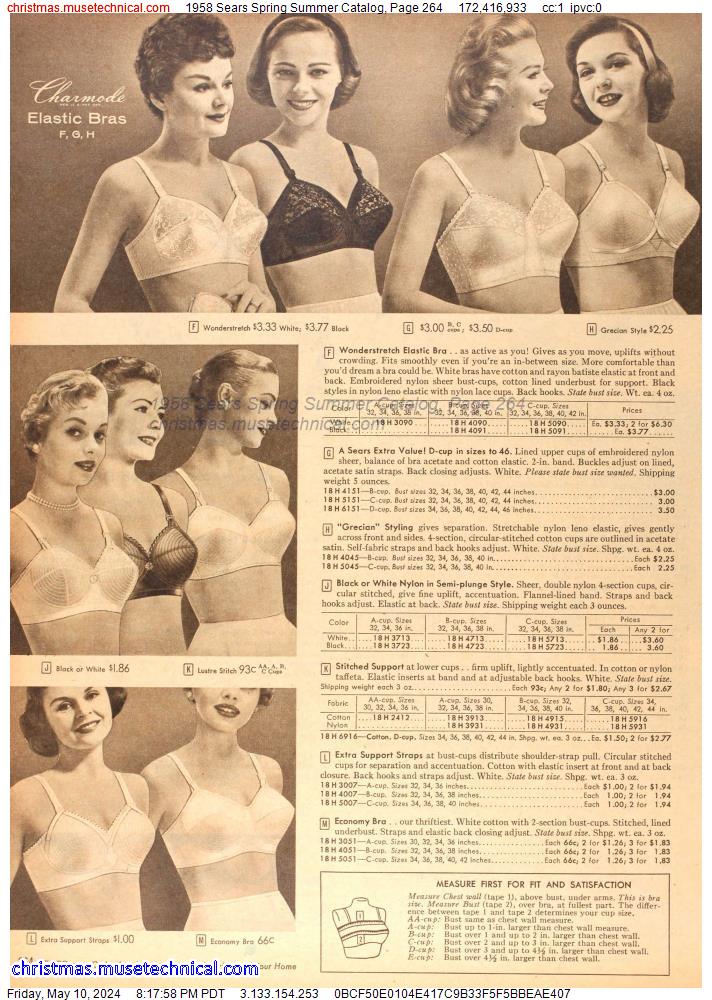 1958 Sears Spring Summer Catalog, Page 264