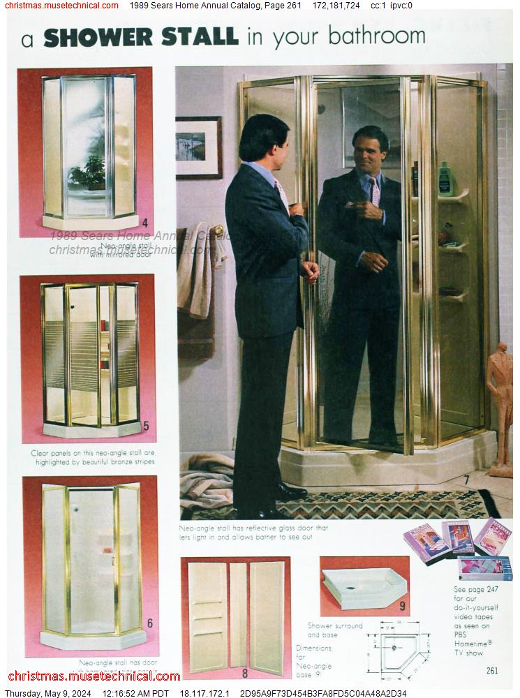 1989 Sears Home Annual Catalog, Page 261