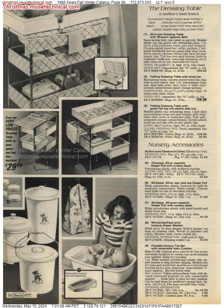 1980 Sears Fall Winter Catalog, Page 56