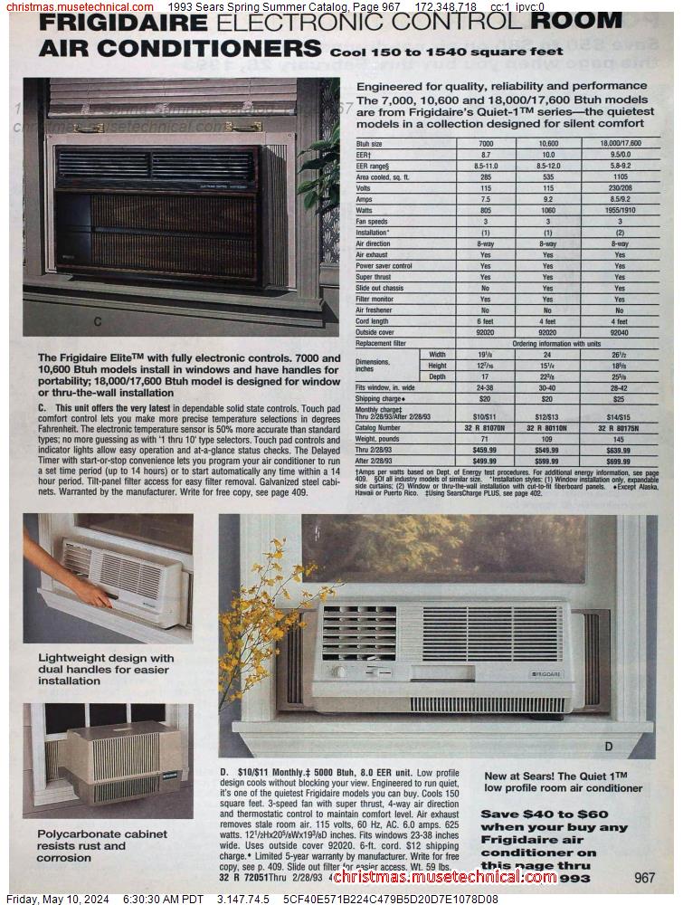 1993 Sears Spring Summer Catalog, Page 967
