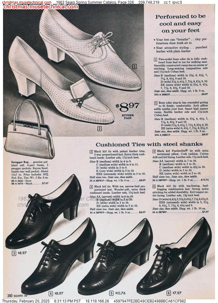 1963 Sears Spring Summer Catalog, Page 326