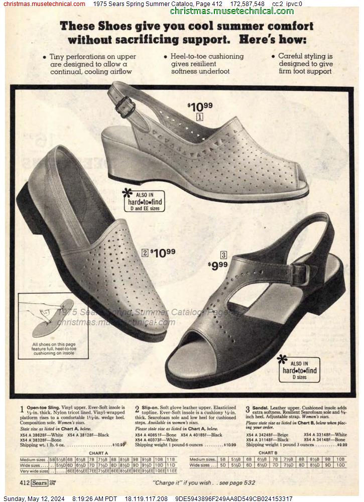 1975 Sears Spring Summer Catalog, Page 412