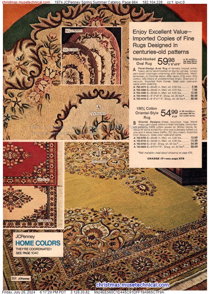 1974 JCPenney Spring Summer Catalog, Page 864