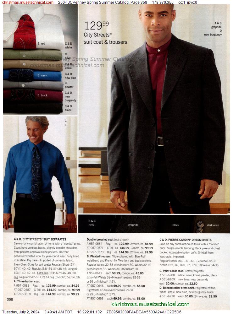 2004 JCPenney Spring Summer Catalog, Page 358
