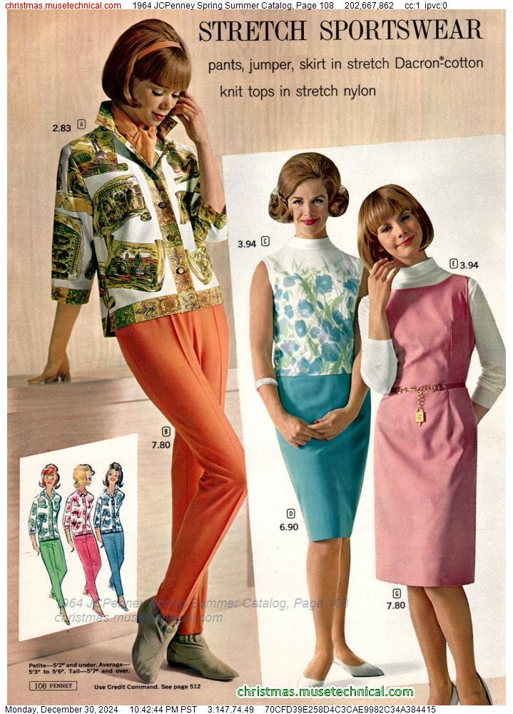 1964 JCPenney Spring Summer Catalog, Page 108