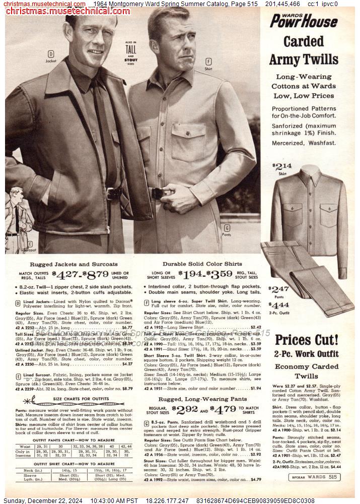 1964 Montgomery Ward Spring Summer Catalog, Page 515