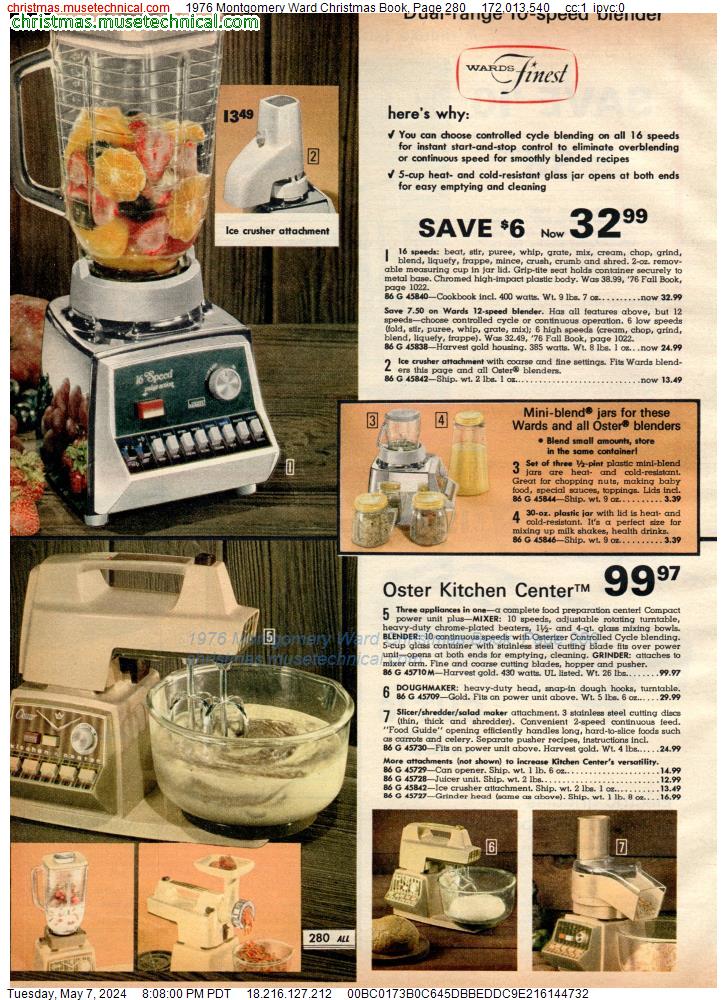 1976 Montgomery Ward Christmas Book, Page 280