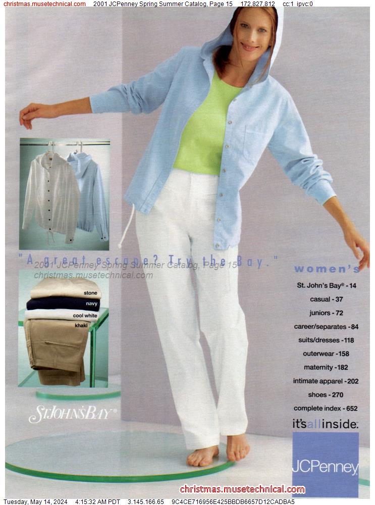 2001 JCPenney Spring Summer Catalog, Page 15