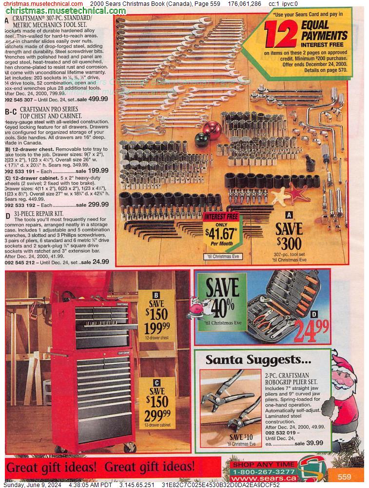 2000 Sears Christmas Book (Canada), Page 559