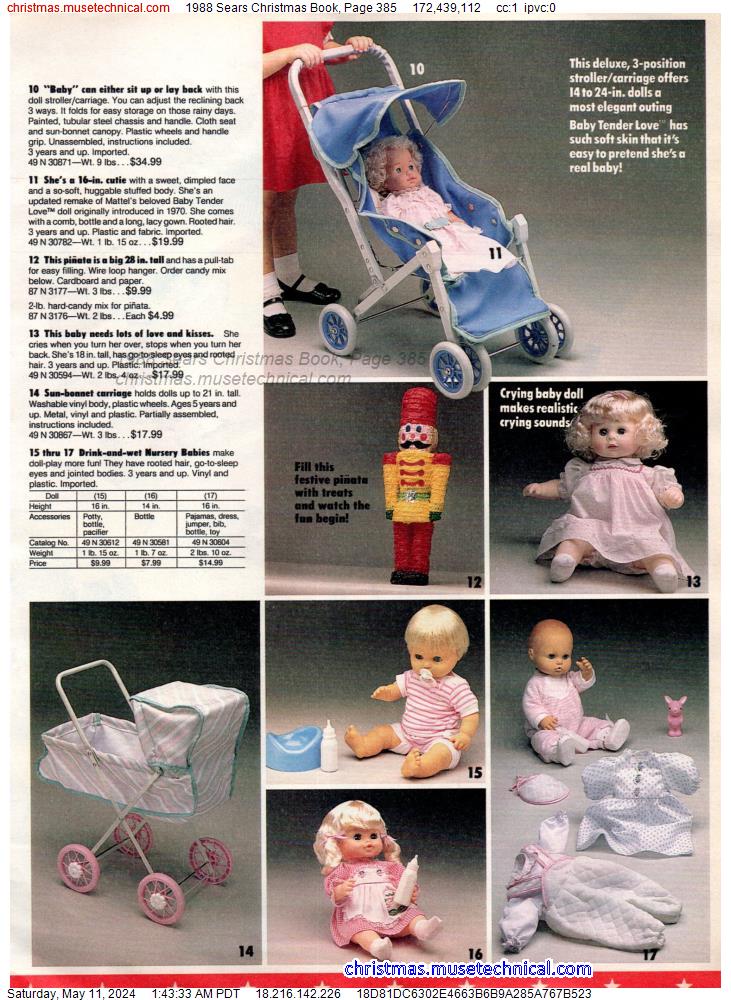 1988 Sears Christmas Book, Page 385