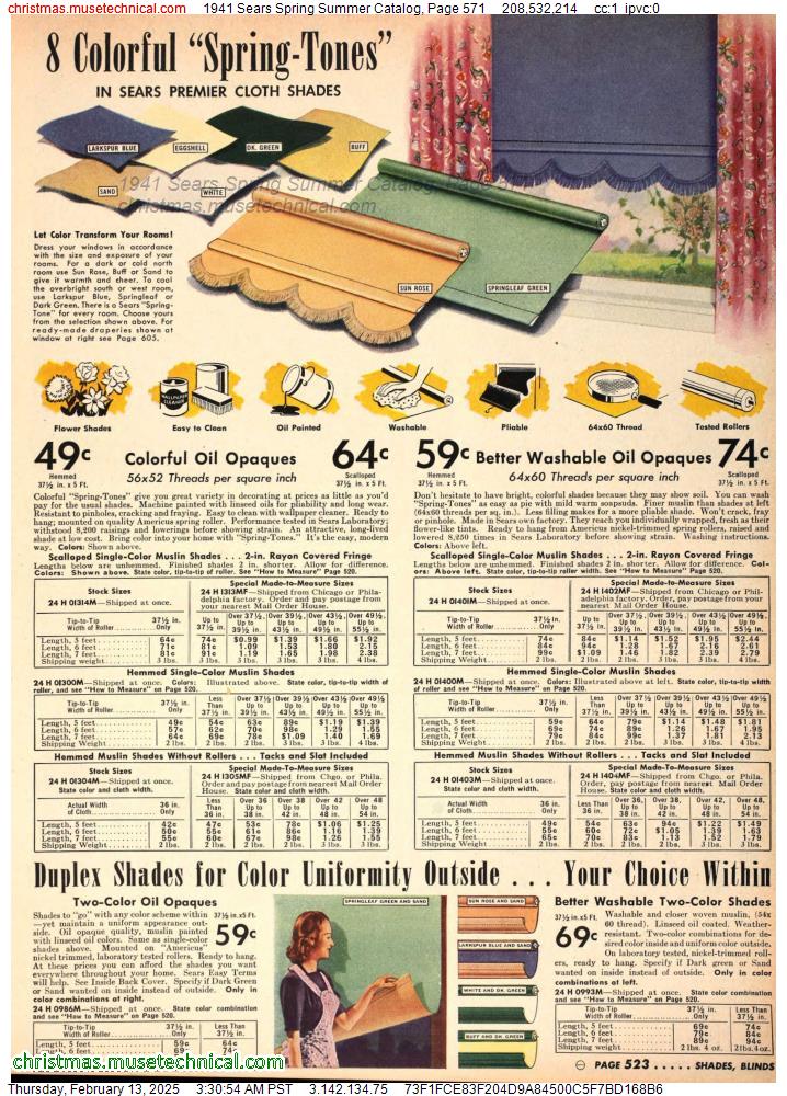 1941 Sears Spring Summer Catalog, Page 571