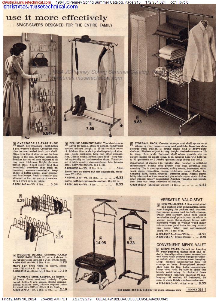 1964 JCPenney Spring Summer Catalog, Page 315