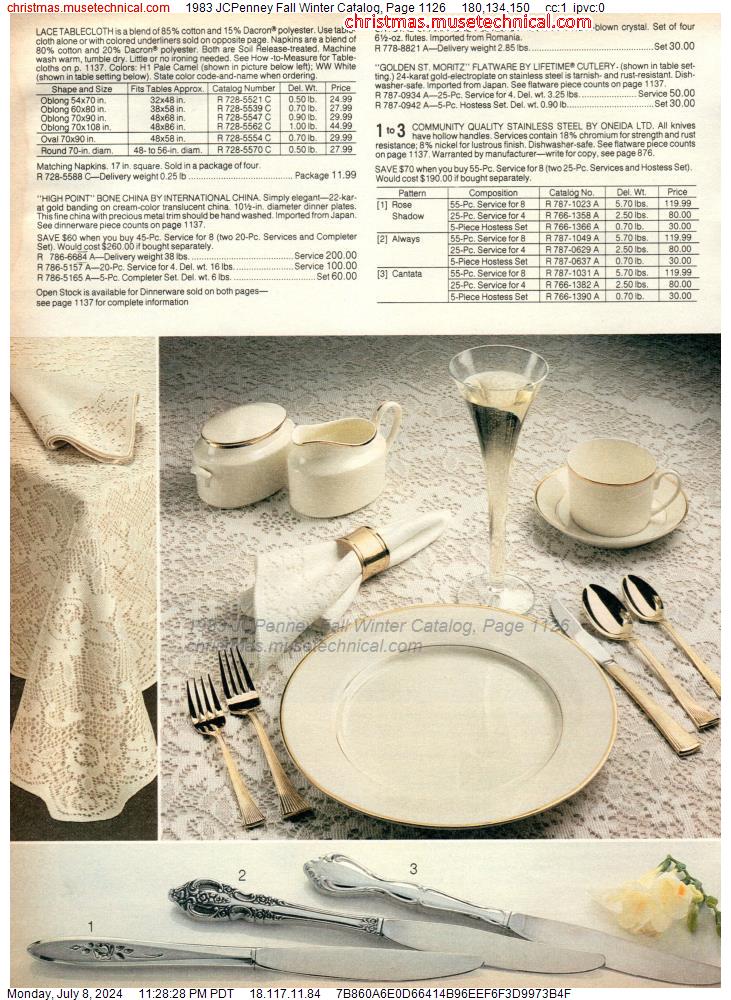 1983 JCPenney Fall Winter Catalog, Page 1126