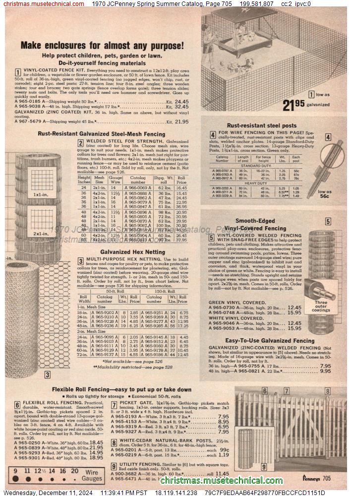 1970 JCPenney Spring Summer Catalog, Page 705