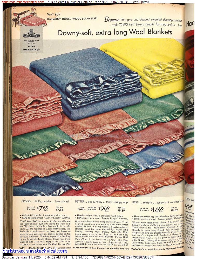 1947 Sears Fall Winter Catalog, Page 966