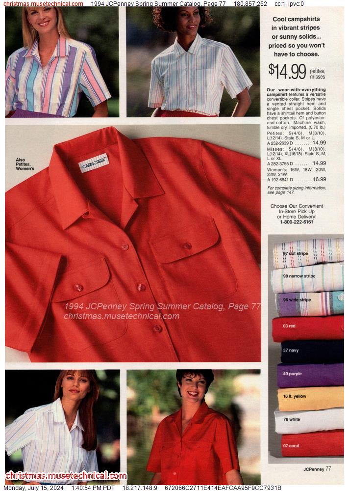 1994 JCPenney Spring Summer Catalog, Page 77