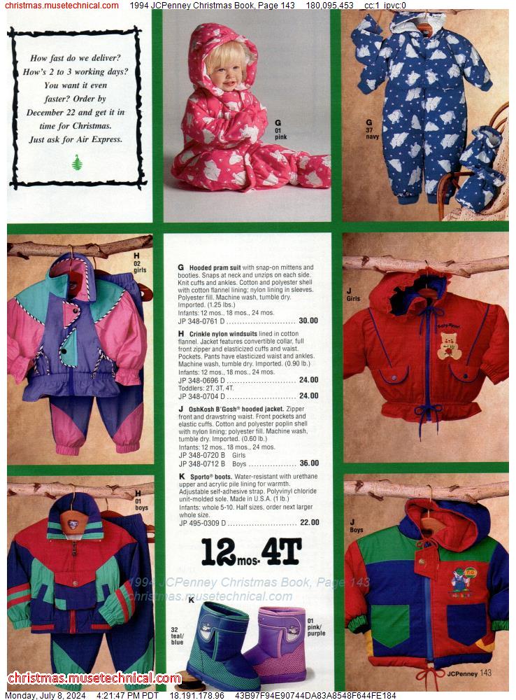 1994 JCPenney Christmas Book, Page 143