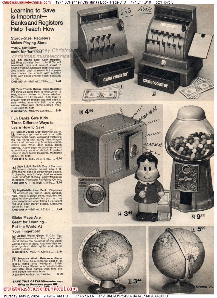 1974 JCPenney Christmas Book, Page 343