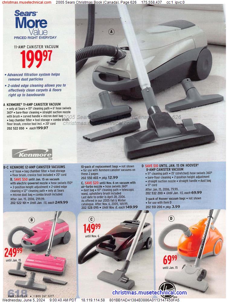 2005 Sears Christmas Book (Canada), Page 626