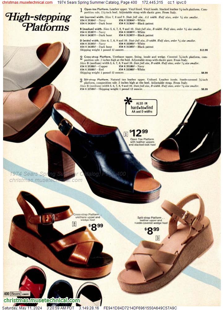 1974 Sears Spring Summer Catalog, Page 400