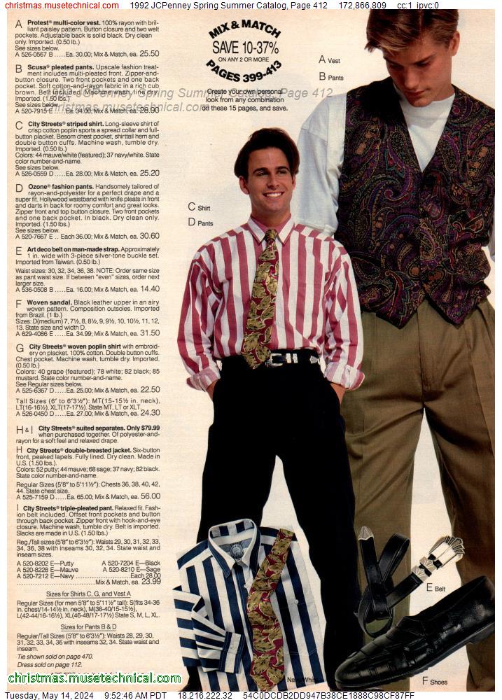 1992 JCPenney Spring Summer Catalog, Page 412
