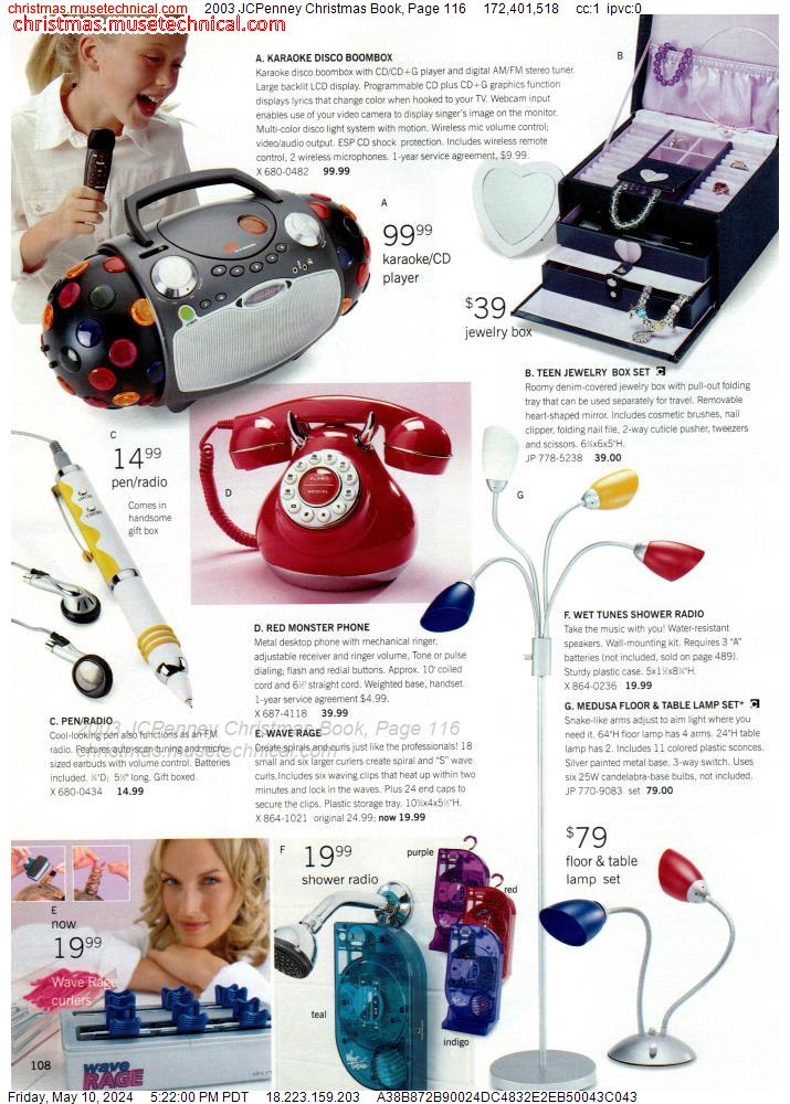 2003 JCPenney Christmas Book, Page 116