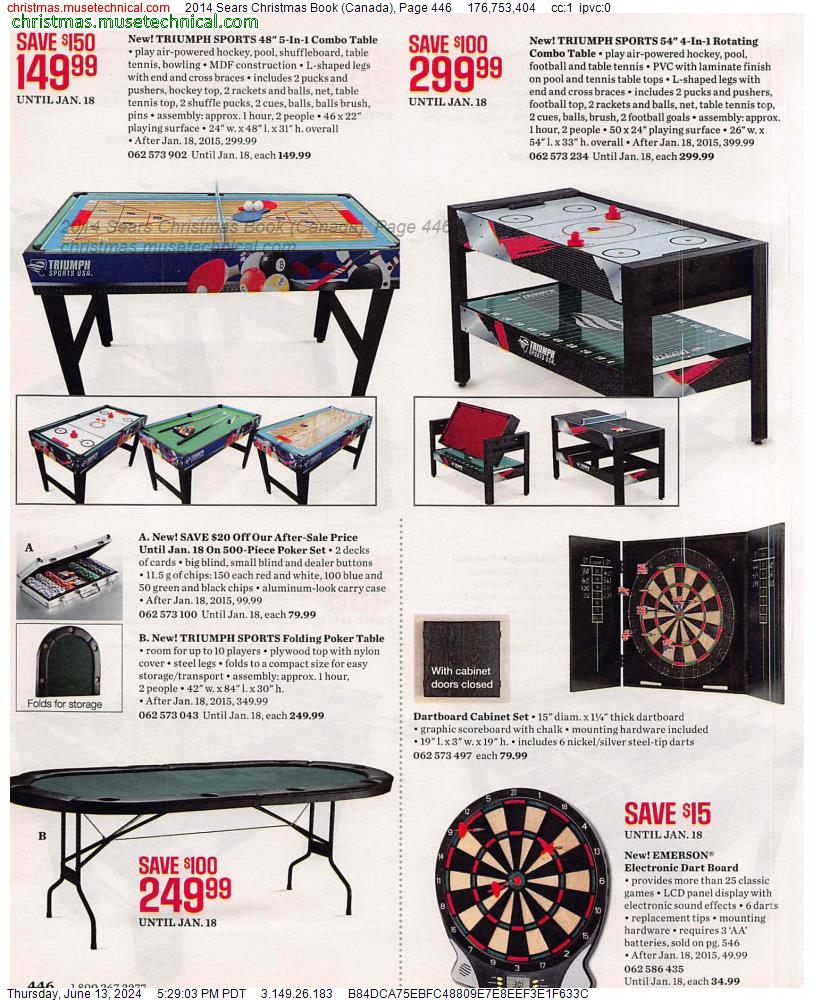 2014 Sears Christmas Book (Canada), Page 446